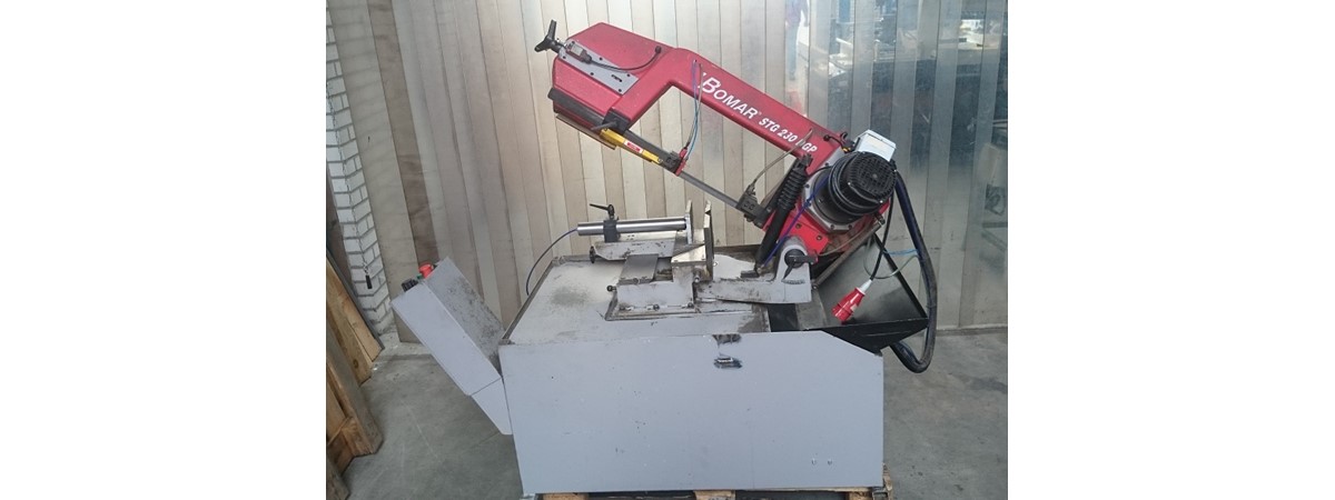 Bomar - Lintzaagmachine BOMAR STG 230 DG pneumatisch (VERKOCHT)