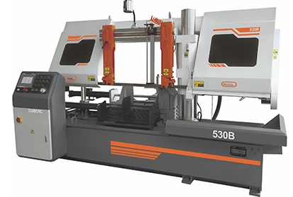 Volautomatische dubbelkoloms lintzaagmachine