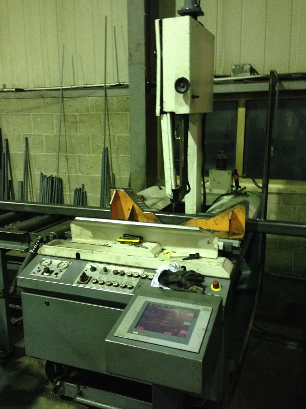 Bauer - Bauer automatische lintzaagmachine installatie (VERKOCHT)