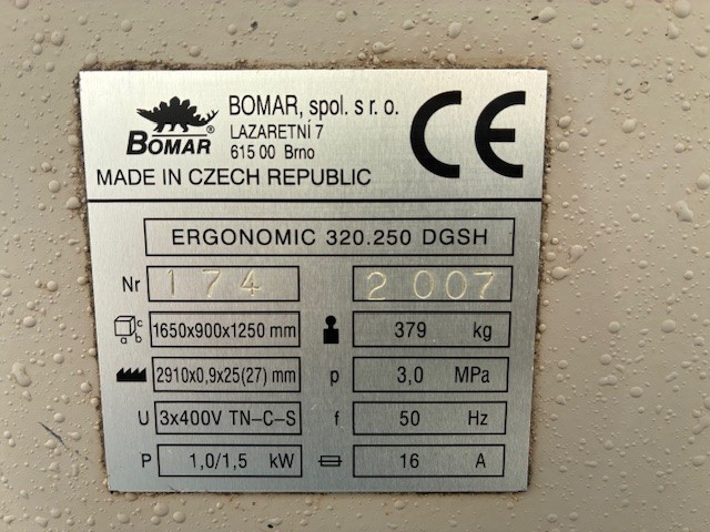 Bomar Ergonomic 320.250 DGSH BJ 2007 Foto 5