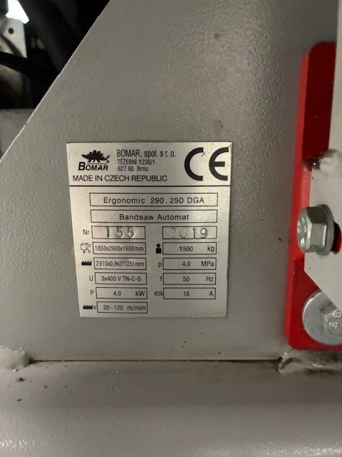 Bomar Ergonomic 290.250 DGA NO. 155 BJ 2019 Foto 1