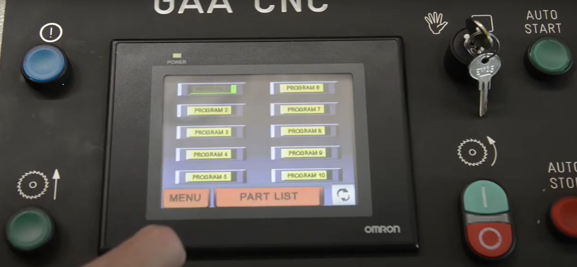 Gaa Cnc Aluminium Zaagmachine Scherm2