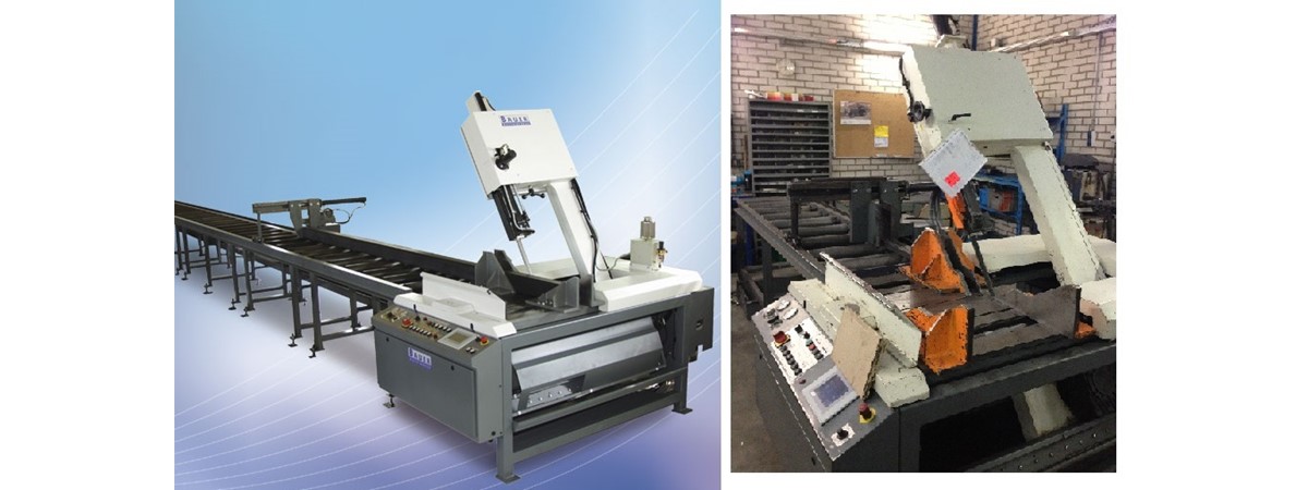 Gebruikte BAUER VG 450 Lintzaagmachine (VERKOCHT)