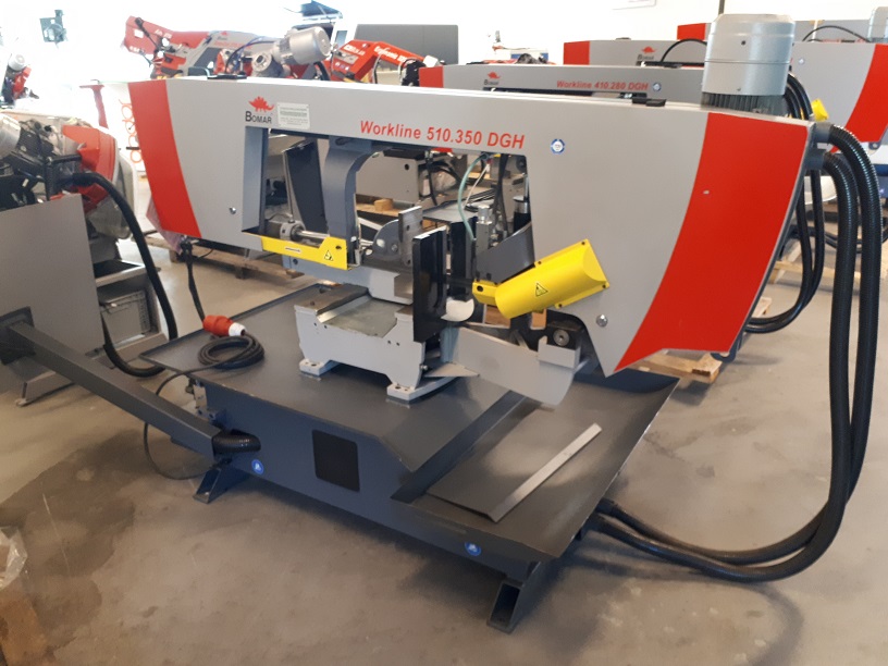 Bomar - Inruil BOMAR Workline 510.350 DGH met rollenbanen en meetsysteem (VERKOCHT)